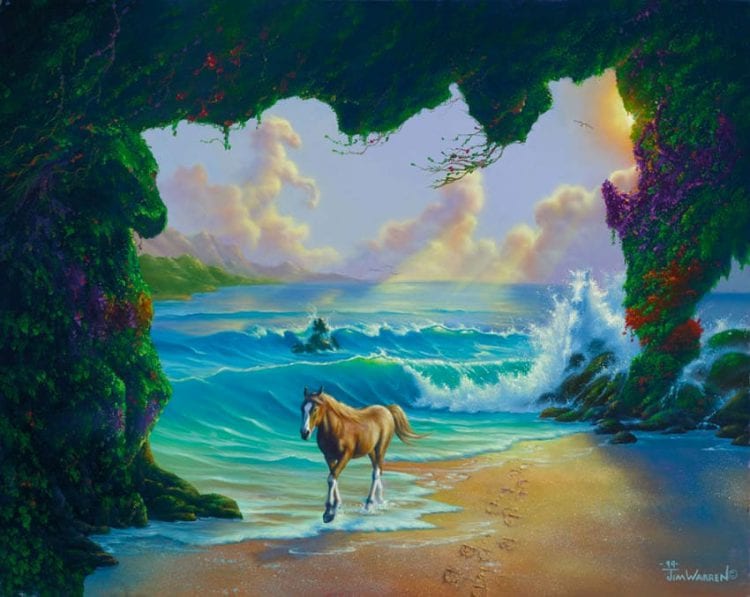ТЕСТ: Сколько животных вы сможете найти на картине-иллюзии "Семь лошадей"