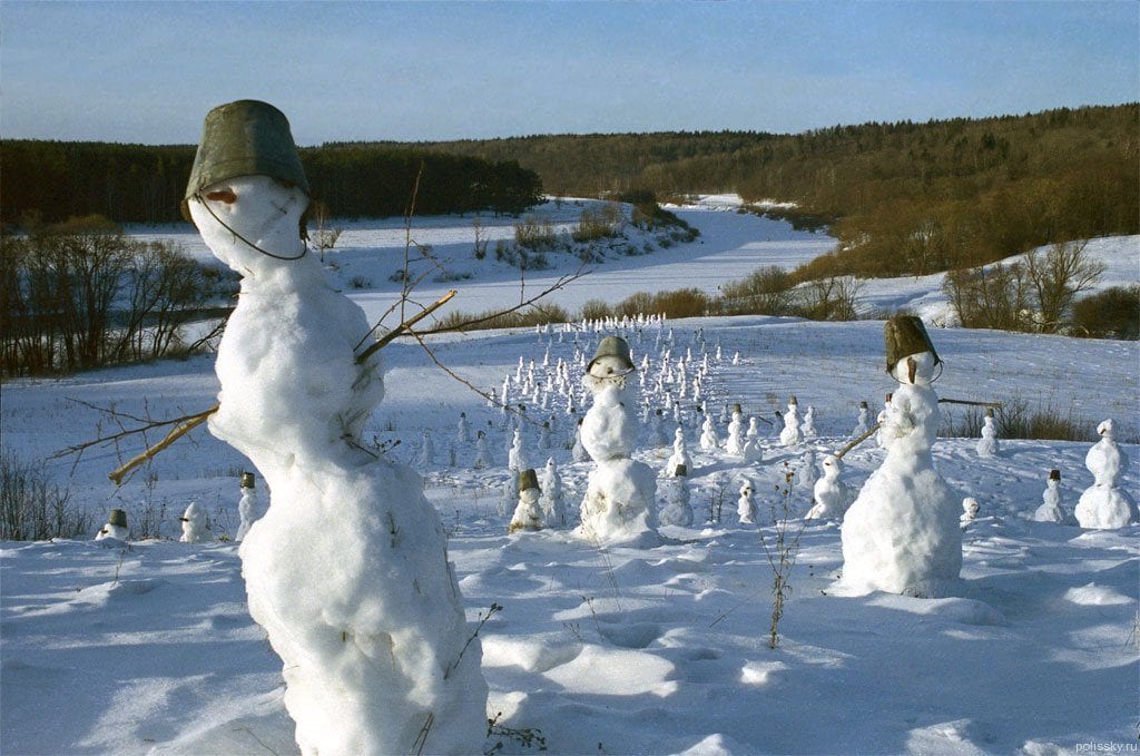 Подборка фото отпадных авторских снеговиков